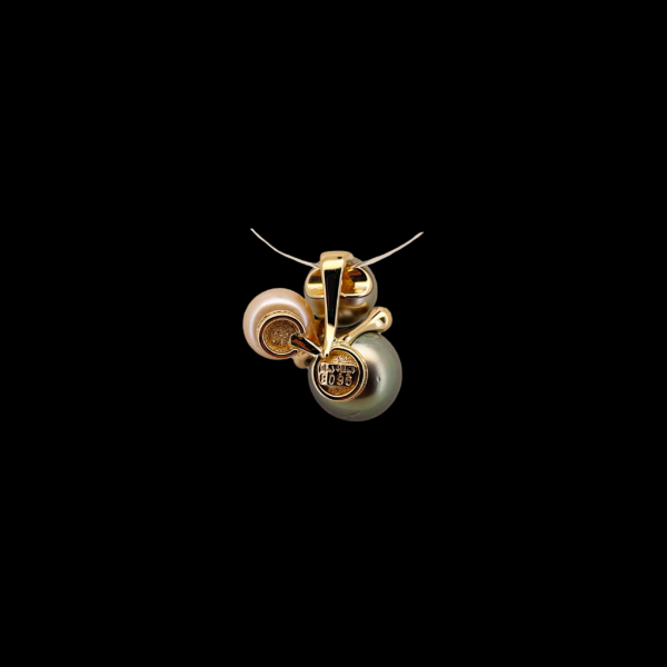 PENDENTIF GILBERT ALBERT PERLES DE TAHITI ET DIAMANTS – Image 2