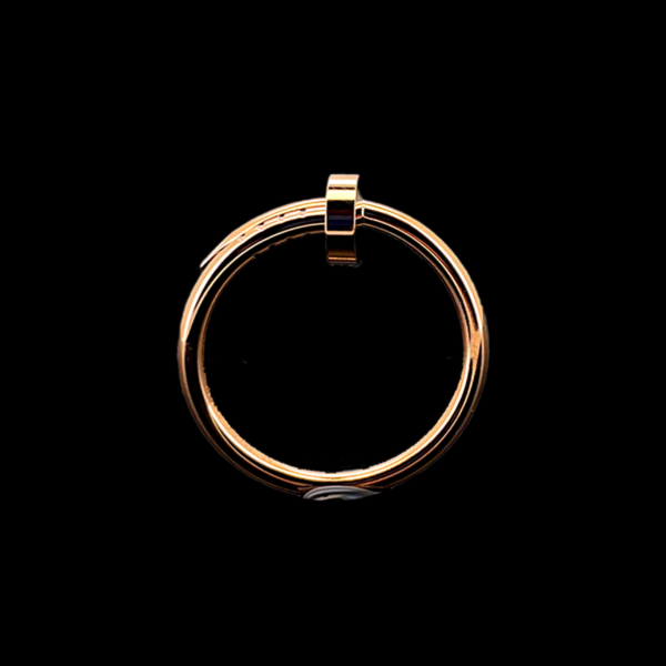 BAGUE CARTIER JUSTE UN CLOU OR ROSE 750 – Image 2