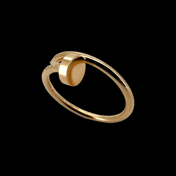 BAGUE CARTIER JUSTE UN CLOU OR ROSE 750 – Image 3