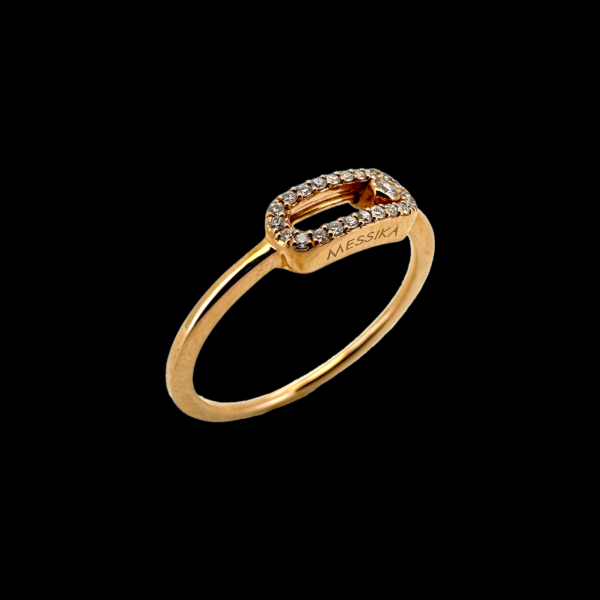 BAGUE MESSIKA MOVE UNO OR ROSE 750 ET DIAMANTS – Image 3