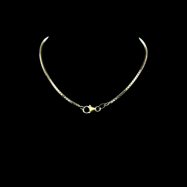 COLLIER EN OR JAUNE 750 MAILLE VÉNITIENNE – Image 3