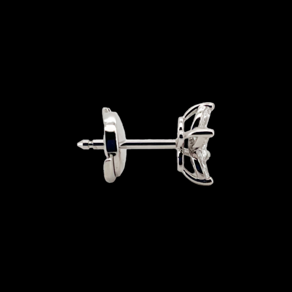 BOUCLES D'OREILLES TIFFANY & CO "VICTORIA" PLATINE ET DIAMANTS – Image 4