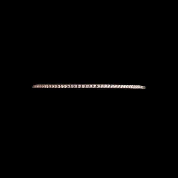 BRACELET TENNIS KUNZ EN OR GRIS 750 ET DIAMANTS