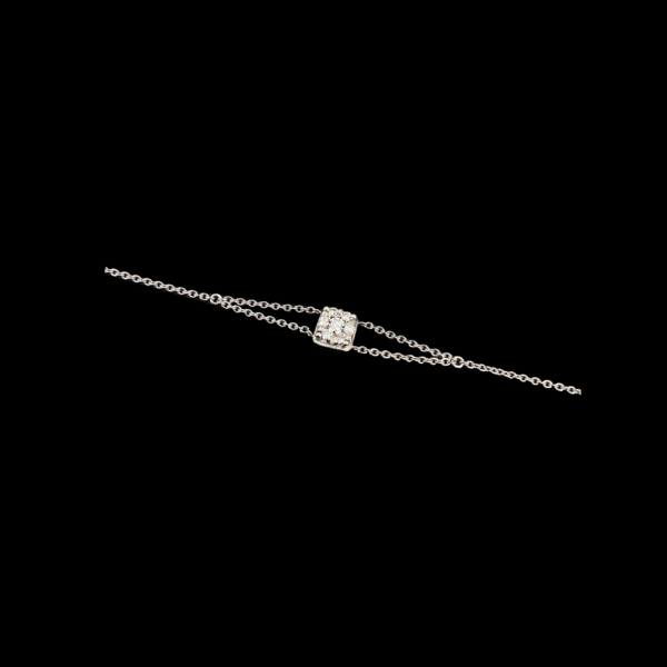 BRACELET EN OR GRIS 750 ET DIAMANTS – Image 3