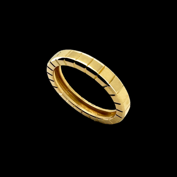 BAGUE CHOPARD ICE CUBE OR JAUNE 750 – Image 3