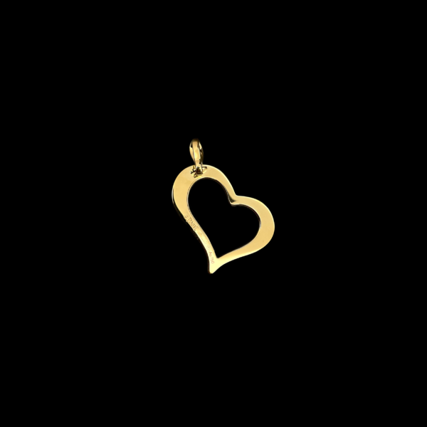 COLLIER-PENDENTIF PIAGET "HEART" EN OR JAUNE 750 ET DIAMANTS – Image 3