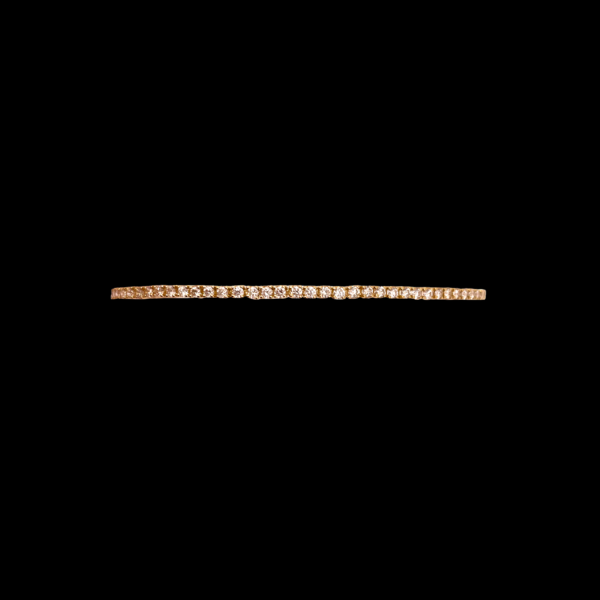 BRACELET TENNIS "DIAMONDS BY CHRISTIAN" OR JAUNE 750 ET DIAMANTS
