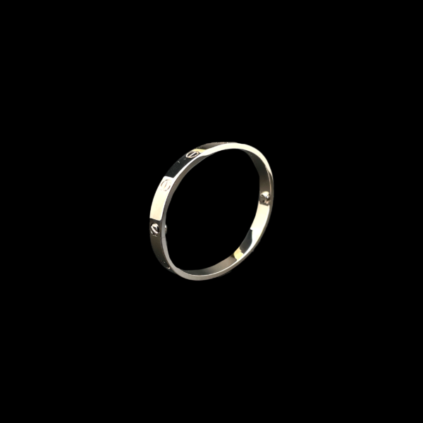BRACELET CARTIER LOVE EN OR GRIS 750/1000 TAILLE 17 – Image 4