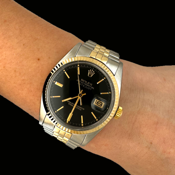 ROLEX DATEJUST OR-ACIER REF.16013 – Image 4