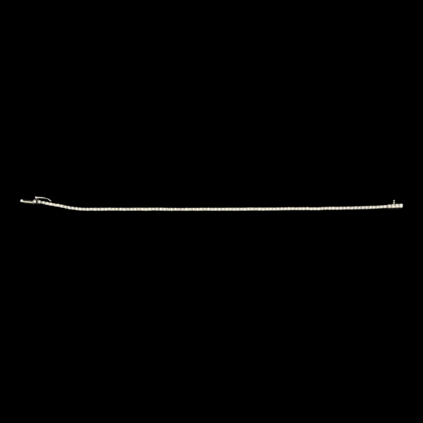 BRACELET TENNIS KUNZ EN OR GRIS 750 ET DIAMANTS – Image 3