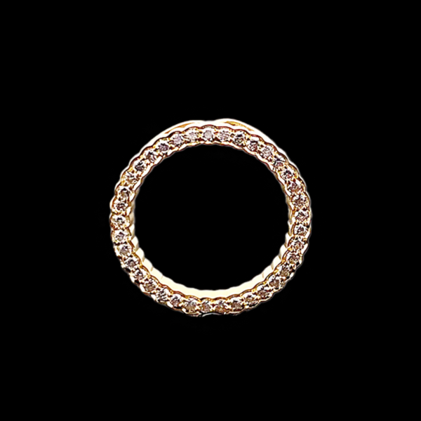 COLLIER-PENDENTIF EN OR JAUNE 750 ET DIAMANTS – Image 4