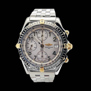 BREITLING CHRONOGRAPHE OR ET ACIER 