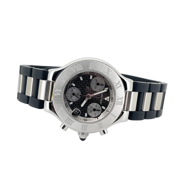CARTIER 21 CHRONOGRAPHE EN ACIER – Image 3