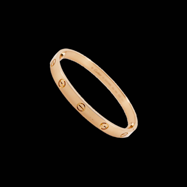 BRACELET CARTIER LOVE EN OR ROSE 18 CARATS TAILLE 17 – Image 3