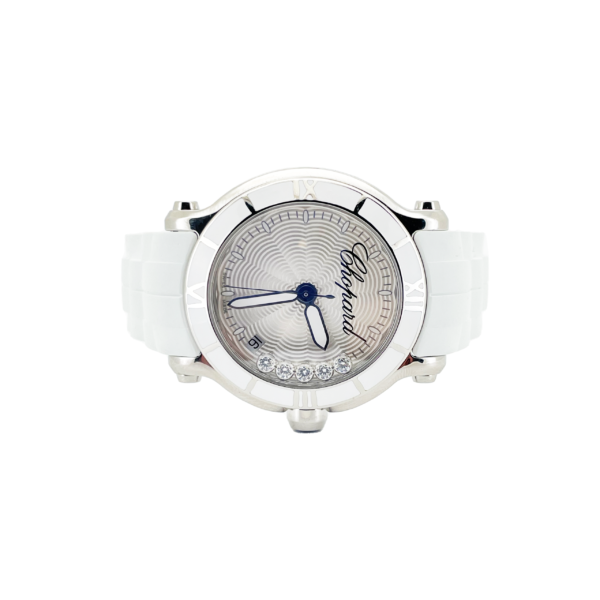 CHOPARD HAPPY SPORT EN ACIER ET DIAMANTS – Image 3