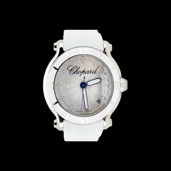 CHOPARD HAPPY SPORT EN ACIER ET DIAMANTS