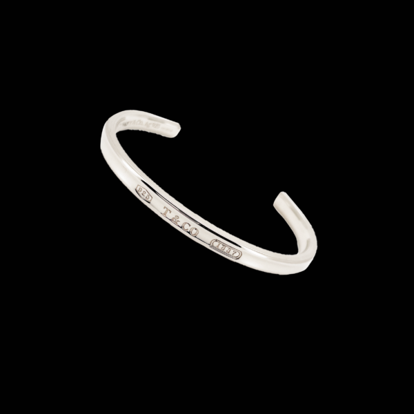 BRACELET TIFFANY& CO. 1837 TM "MANCHETTE - CUFF" EN ARGENT 925 – Image 4