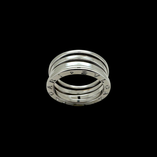 BAGUE BVLGARI OR GRIS 750 B-ZERO 3 RANGS