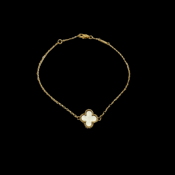 BRACELET VAN CLEEF & ARPELS SWEET ALHAMBRA OR JAUNE 750