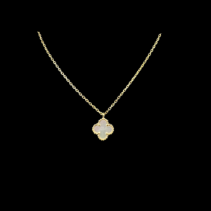 COLLIER PENDENTIF VAN CLEEF & ARPELS OR JAUNE 750 NACRE