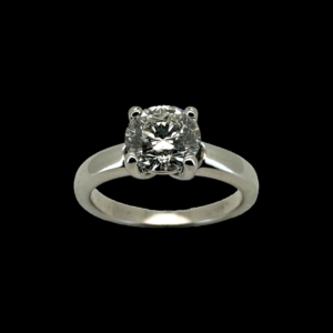BAGUE SOLITAIRE HEAVEN CARL BUCHERER EN OR GRIS 18 CARATS