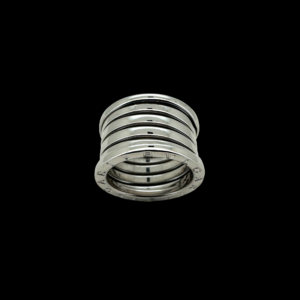 BAGUE BVLGARI B-ZERO 4 RANGS OR GRIS 18 CARATS