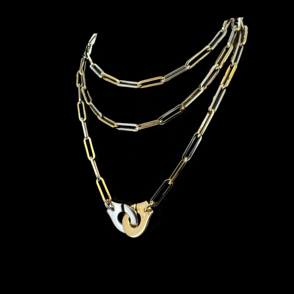 COLLIER DINH VAN MENOTTES R12 BI OR – Image 2