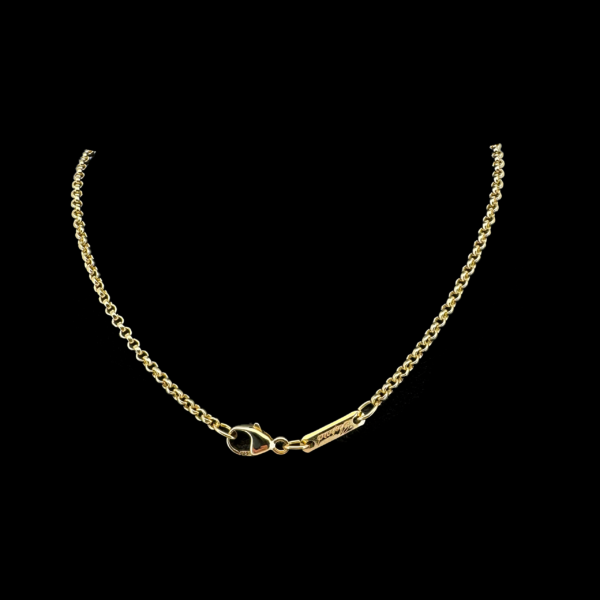 COLLIER CHOPARD CHAÎNETTE OR JAUNE 750 – Image 2