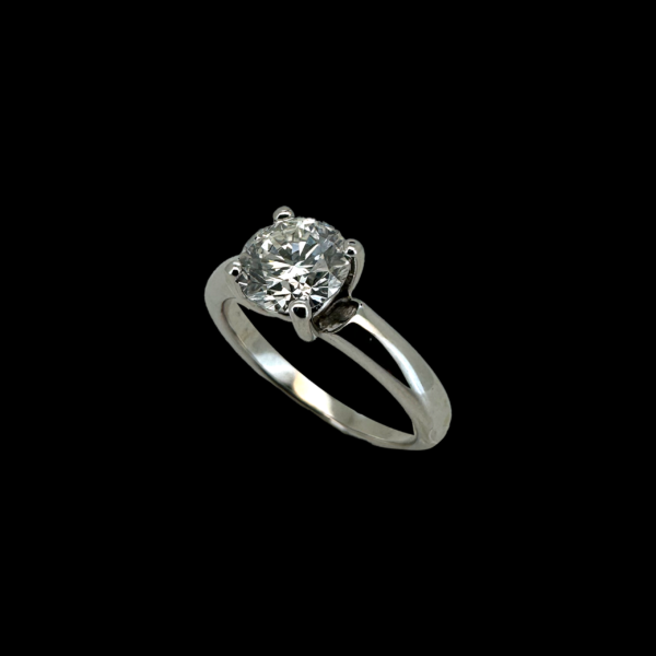 BAGUE SOLITAIRE HEAVEN CARL BUCHERER EN OR GRIS 18 CARATS – Image 2
