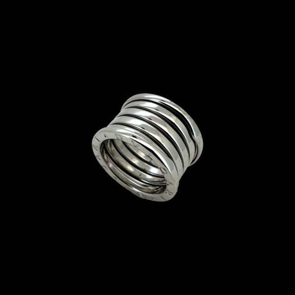 BAGUE BVLGARI B-ZERO 4 RANGS OR GRIS 18 CARATS – Image 2