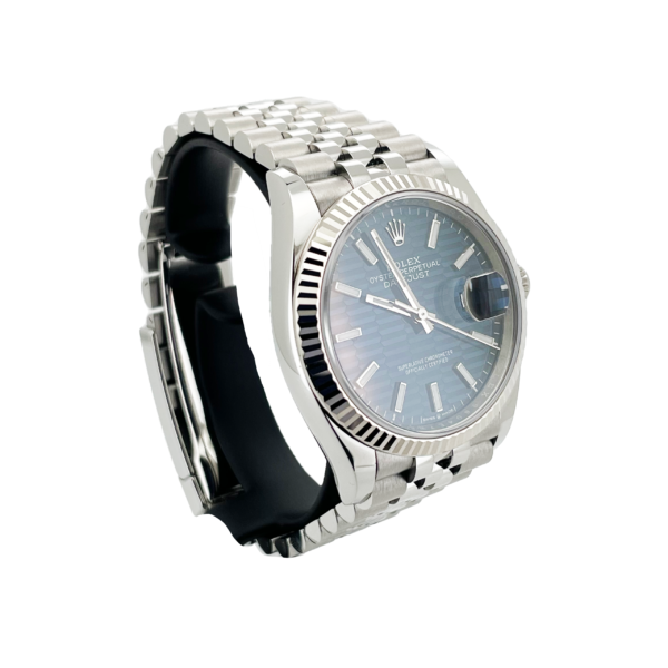 ROLEX DATEJUST BLEU FLUTED 36MM REF.126234 NEUVE ! – Image 2