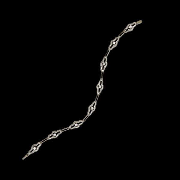 BRACELET TENNIS ART DÉCO DIAMANTS – Image 3