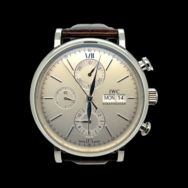 MONTRE IWC PORTOFINO CHRONOGRAPHE ACIER 42MM