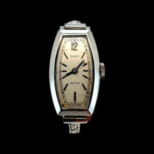 MONTRE ROLEX LADY VINTAGE ART NOUVEAU ACIER