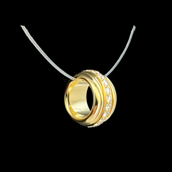 PENDENTIF PIAGET POSSESSION OR JAUNE 750 DIAMANTS – Image 2