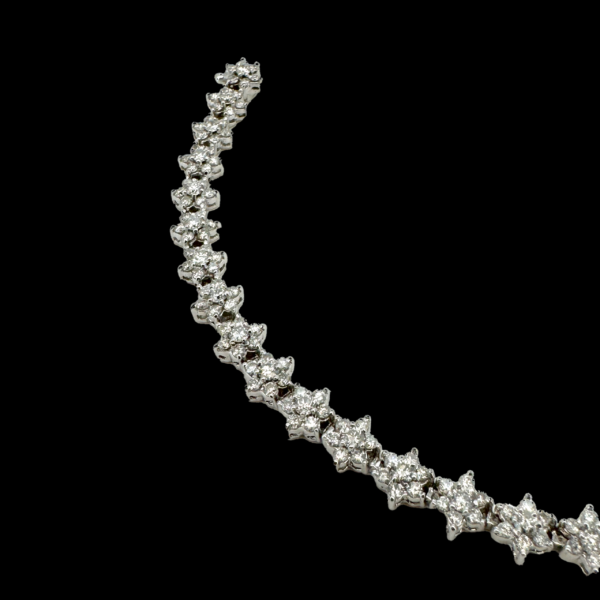 BRACELET TENNIS OR GRIS 750 SERTI DE DIAMANTS – Image 2