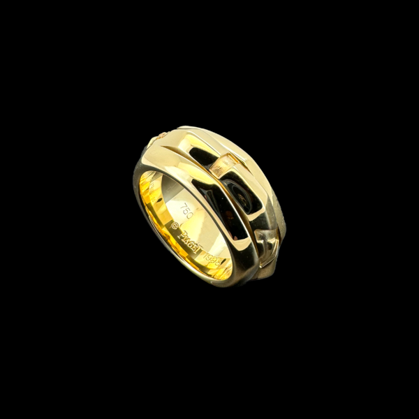 BAGUE PIAGET POSSESSION OR JAUNE 750 DIAMANTS – Image 2