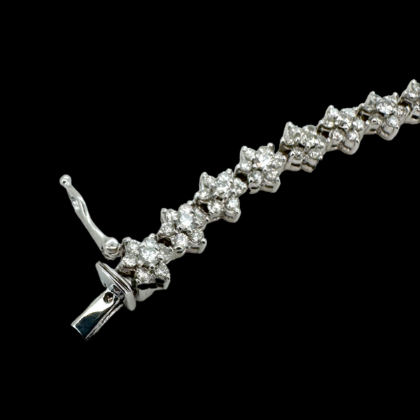 BRACELET TENNIS OR GRIS 750 SERTI DE DIAMANTS – Image 4