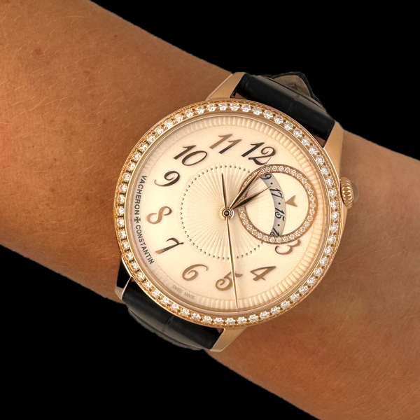 MONTRE VACHERON CONSTANTIN EGERIE DIAMANTS OR ROSE – Image 6