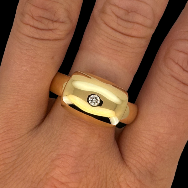 BAGUE PIAGET POSSESSION OR JAUNE 750 DIAMANT – Image 4