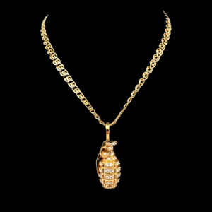 COLLIER ET PENDENTIF ICEBOX OR ROSE 14 CARATS DIAMANTS