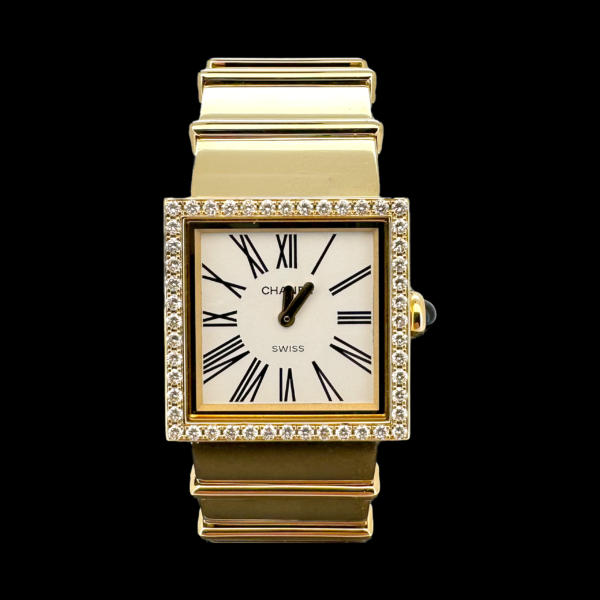 MONTRE CHANEL MADAMOISELLE OR JAUNE 18 CARATS