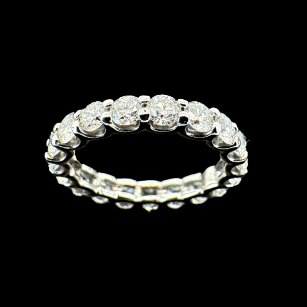 Bague Tour Complet en Or Gris 750