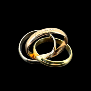 BAGUE CARTIER TRINITY MODÈLE CLASSIQUE 5 DIAMANTS