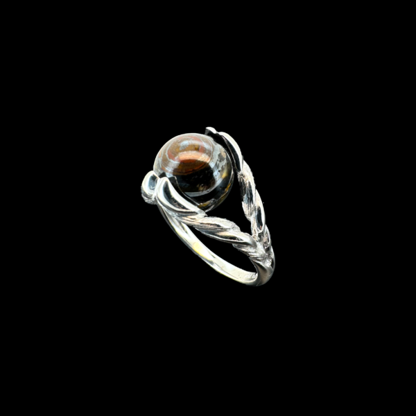 BAGUE GILBERT ALBERT OR BLANC 18 CARATS – Image 2