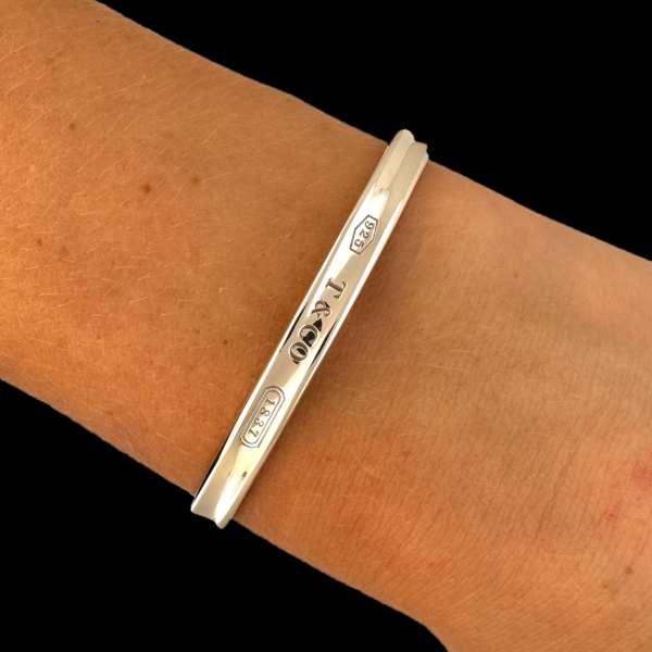BRACELET TIFFANY 1837 TM MANCHETTE ARGENT 925 – Image 4