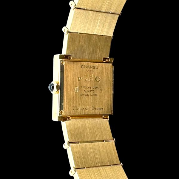 MONTRE CHANEL MADAMOISELLE OR JAUNE 18 CARATS – Image 4