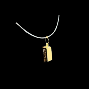 PENDENTIF CARTIER LINGOT 1/8 OZ OR JAUNE 750