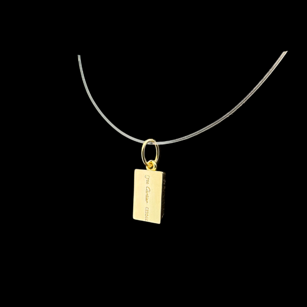 PENDENTIF CARTIER LINGOT 1/8 OZ OR JAUNE 750 – Image 3