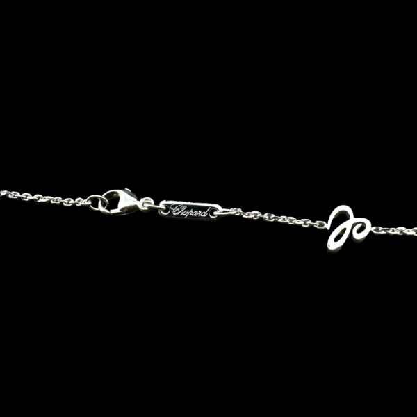 COLLIER CHOPARD SOLITAIRE OR GRIS 750 – Image 4